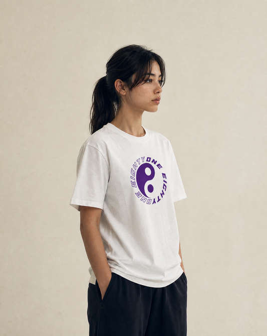 Yin & Yang White T-Shirt