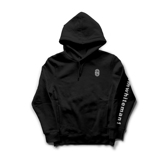 TEAM RIDER HOODIE-BLACK/WHITE