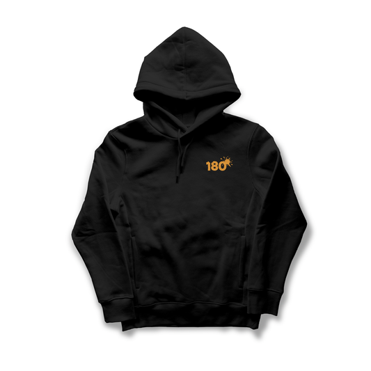 SPIT HAPPENS LLAMA HOODIE - BLACK/MULTI