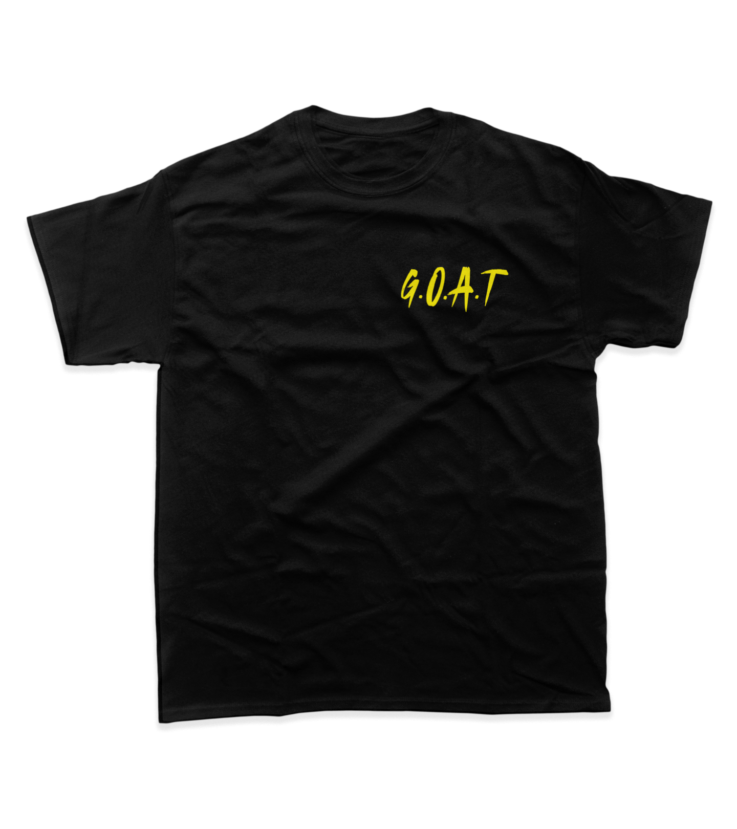 THE GOAT T-SHIRT - WHITE/YELLOW