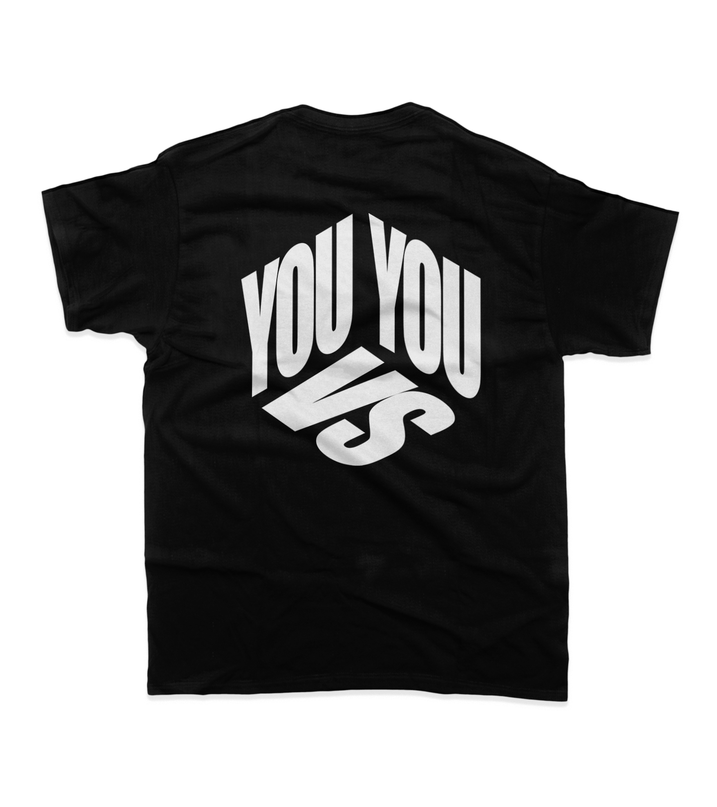 YOU VS YOU CUBE TEE - BLACK