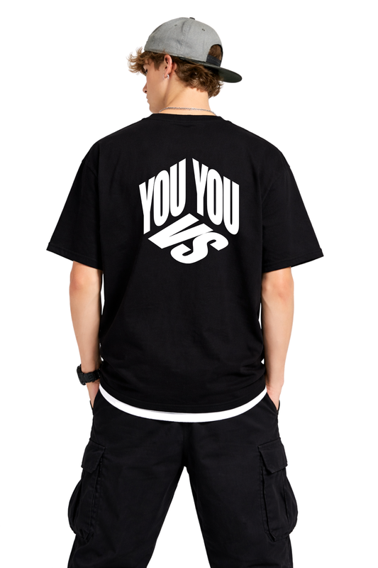 YOU VS YOU CUBE TEE - BLACK