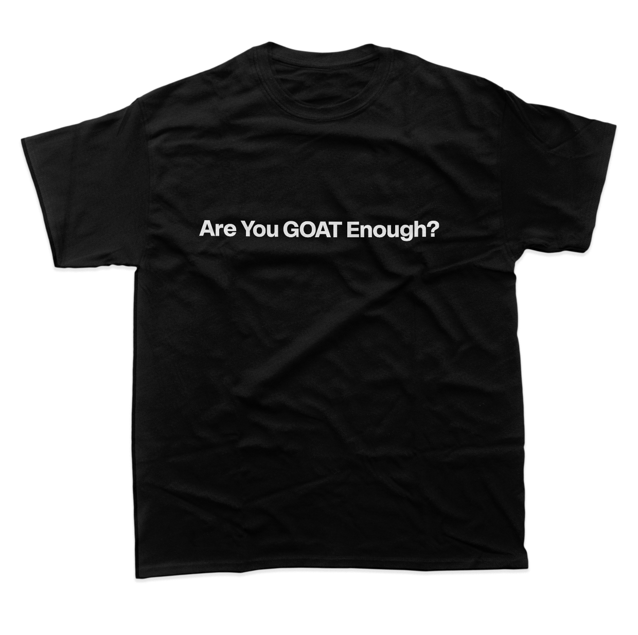 GREATEST OF ALL TIME T-SHIRT-BLACK/WHITE