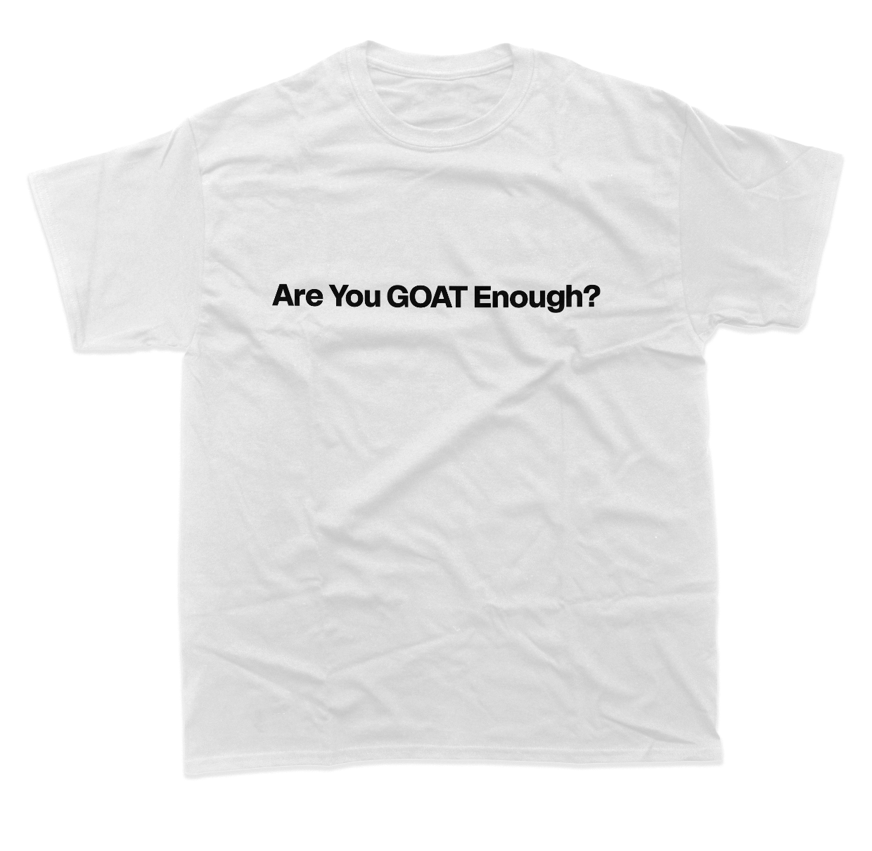 GREATEST OF ALL TIME T-SHIRT-BLACK/WHITE