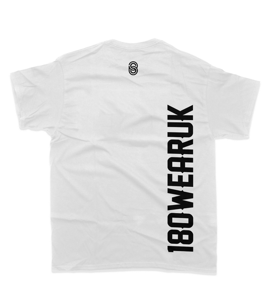 180WEARUK T-SHIRT-BLACK/WHITE