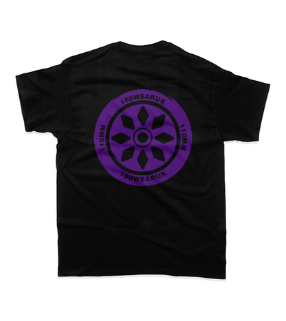 180wearuk Purple Wheel T-shirt