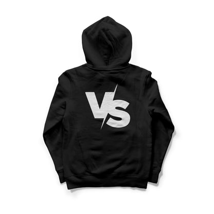 BLACK VERSUS HOODIE - BLACK/WHITE