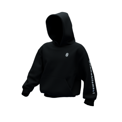 TEAM RIDER HOODIE-BLACK/WHITE