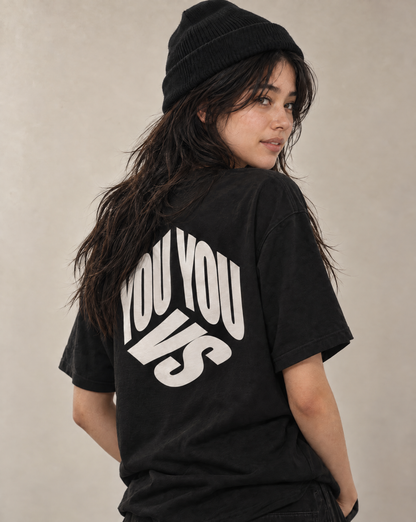 YOU VS YOU CUBE TEE - BLACK