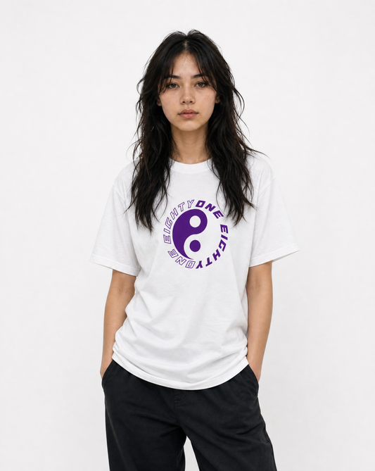 Yin & Yang White T-Shirt