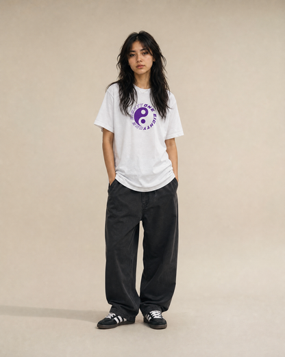 Yin & Yang White T-Shirt