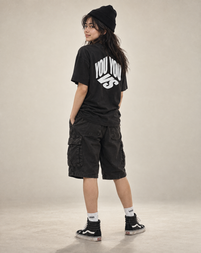 YOU VS YOU CUBE TEE - BLACK