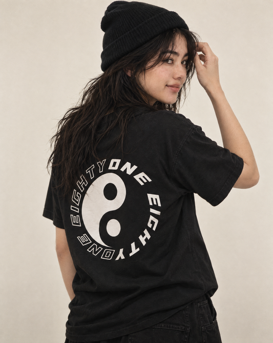 Black Yin & Yang T-shirt