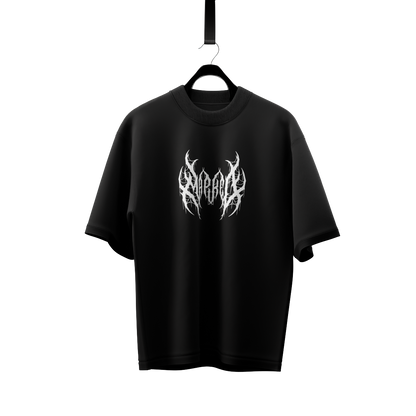 MARKED OVERSIZED T-SHIRT/BLACK