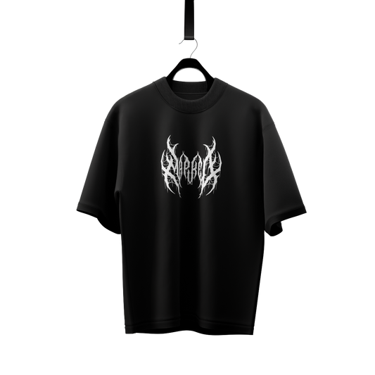 MARKED OVERSIZED T-SHIRT/BLACK
