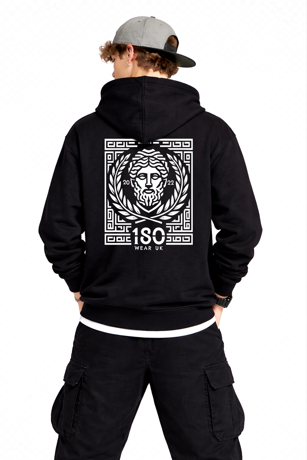 DEFY THE ODDS HOODIE - BLACK/WHITE