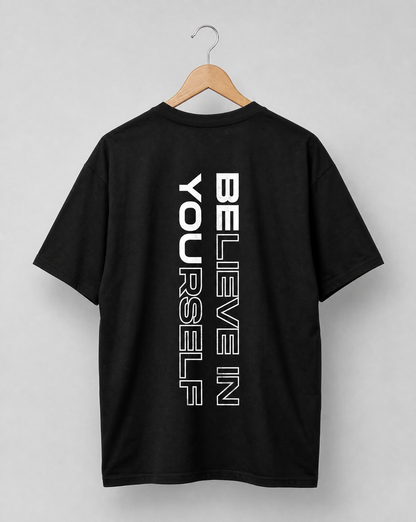 BEYOU - BELIEVE IN YOURSELF T-SHIRT - BLACK