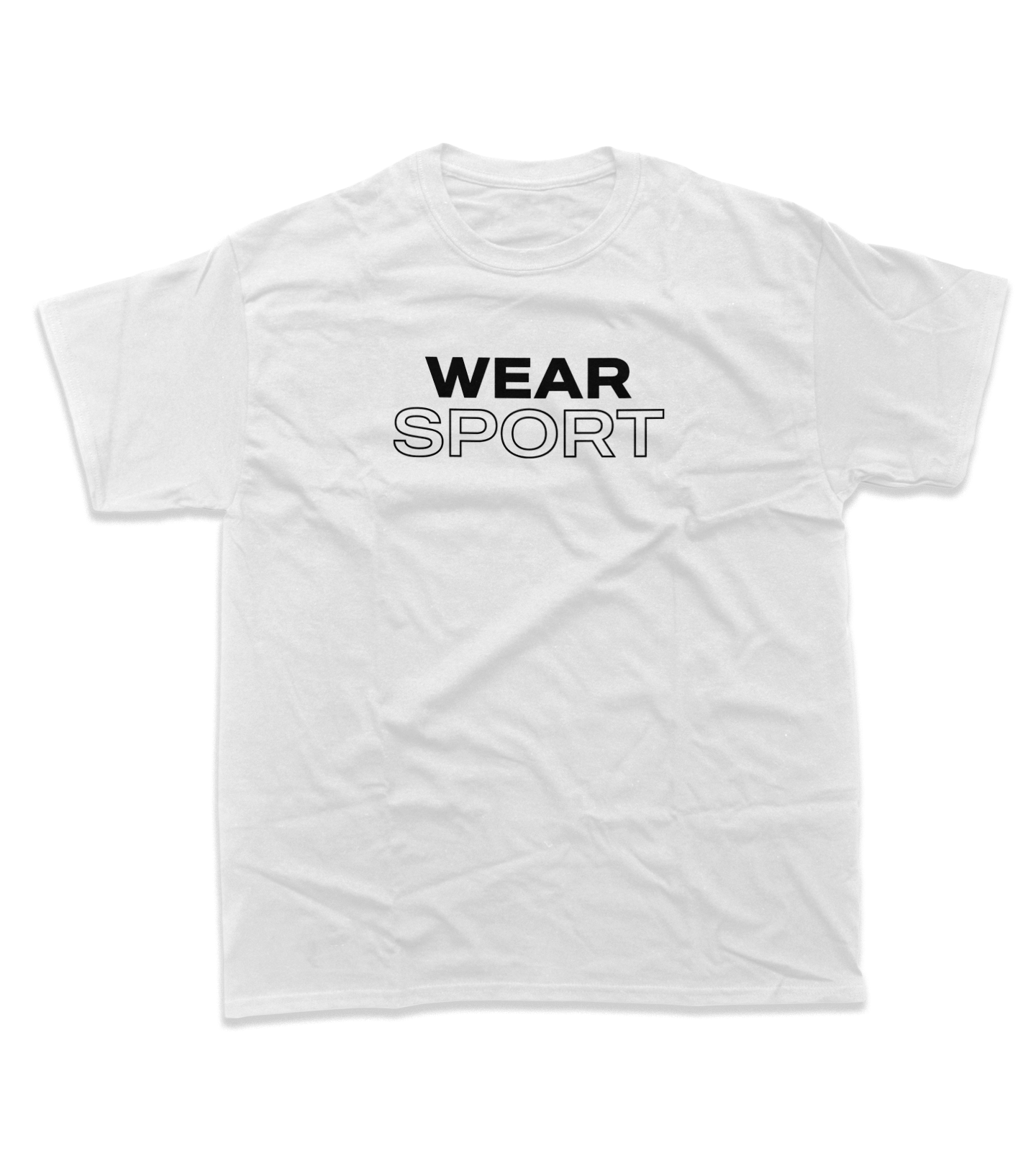 WEAR SPORT T-SHIRT - BLACK/WHITE