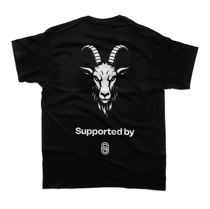 GREATEST OF ALL TIME T-SHIRT-BLACK/WHITE