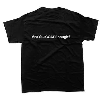 GREATEST OF ALL TIME T-SHIRT-BLACK/WHITE