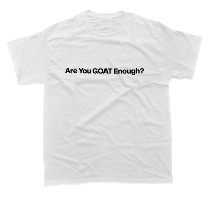 GREATEST OF ALL TIME T-SHIRT-BLACK/WHITE