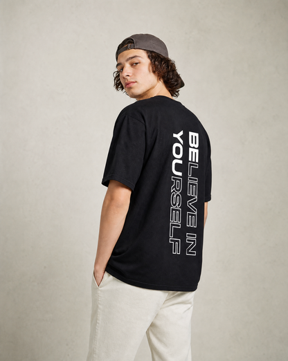 BEYOU - BELIEVE IN YOURSELF T-SHIRT - BLACK