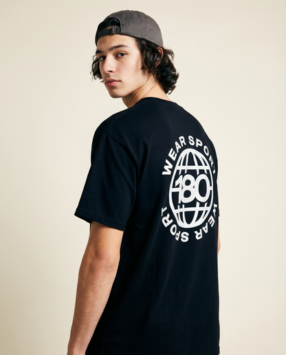 WEAR SPORT T-SHIRT - BLACK/WHITE