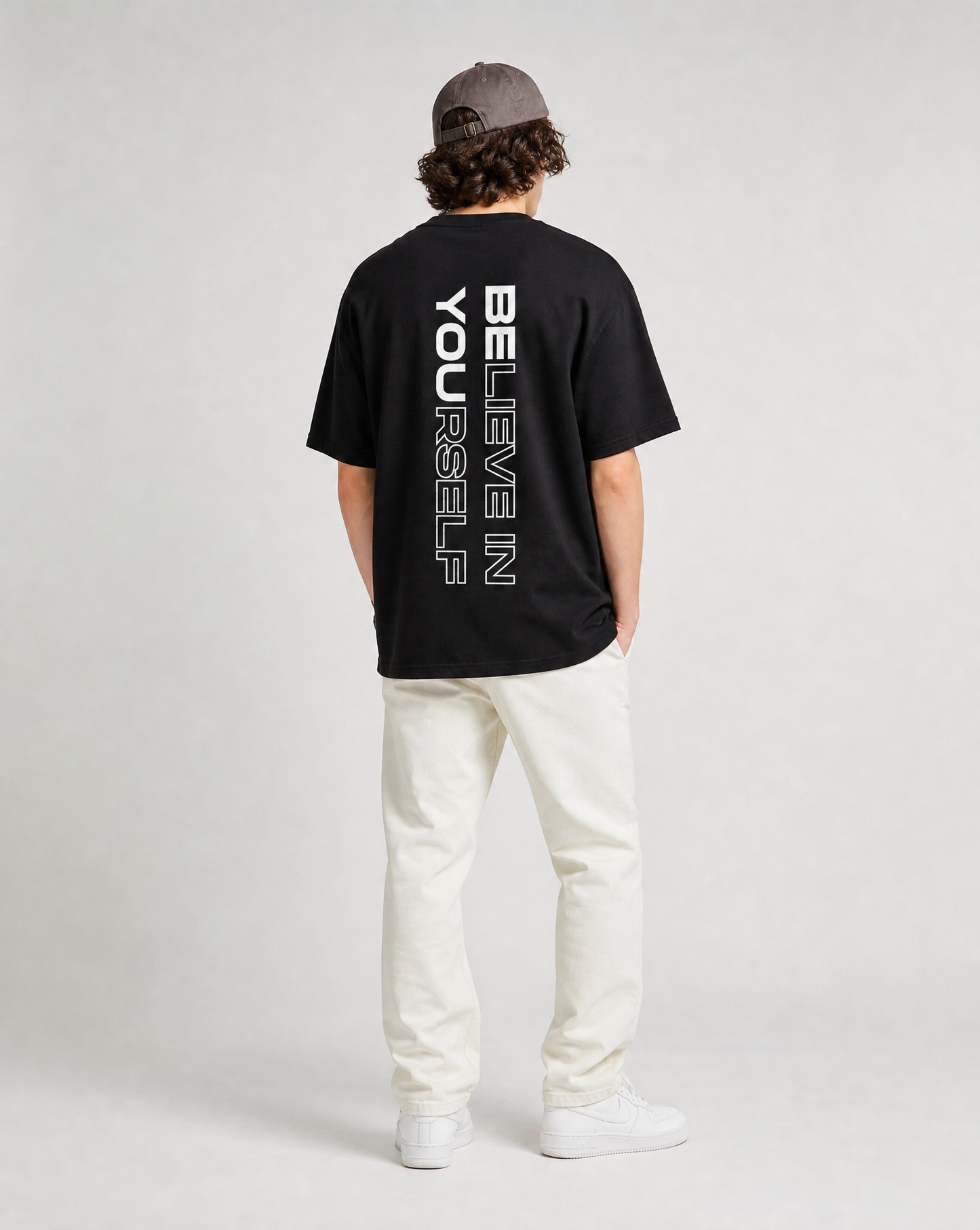 BEYOU - BELIEVE IN YOURSELF T-SHIRT - BLACK