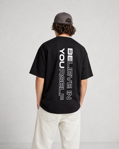 BEYOU - BELIEVE IN YOURSELF T-SHIRT - BLACK