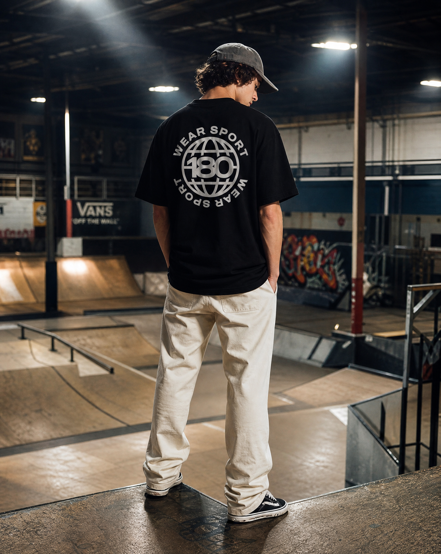 WEAR SPORT T-SHIRT - BLACK/WHITE