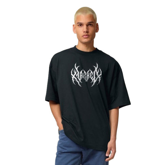 MARKED OVERSIZED T-SHIRT/BLACK