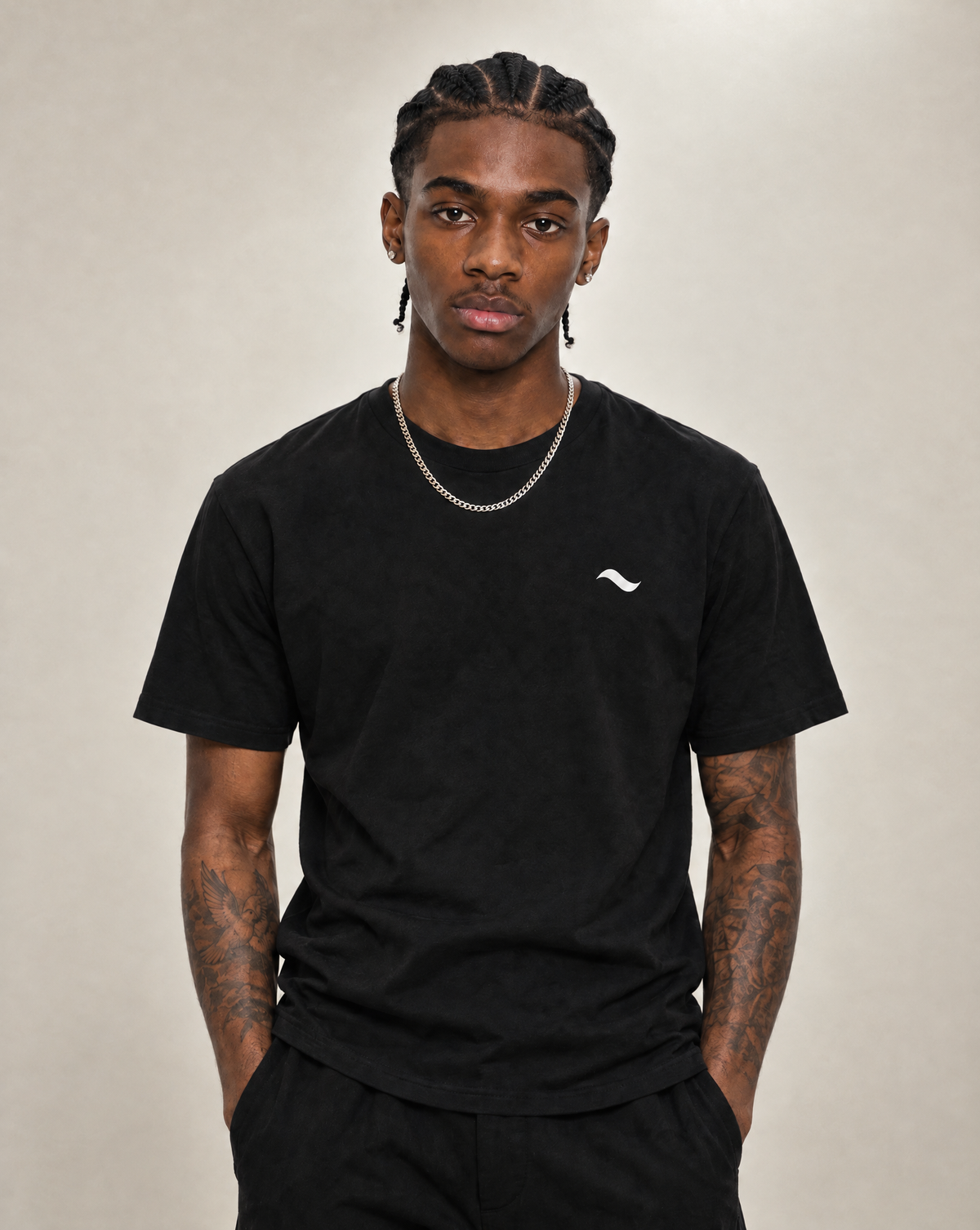 WEAR ONE EIGHTY T-SHIRT - BLACK/WHITE