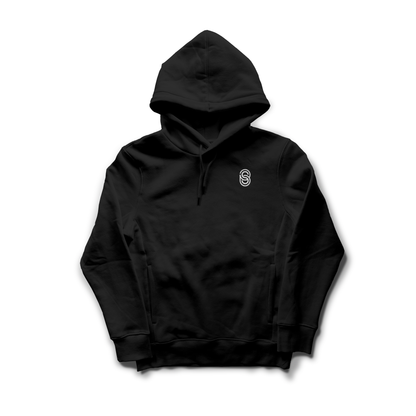 THIS IS MY SPACE HOODIE- BLACK/WHITE