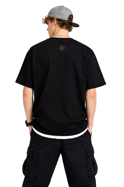 WEAR ONE EIGHTY T-SHIRT - BLACK/WHITE